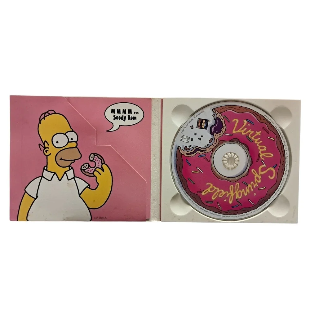 The Simpsons Virtual Springfield PC CD-ROM 1997 Vintage Game‎ Windows 95 Homer